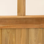 Cottage Scandinavian Redwood Mortise & Tenon Fence Panel