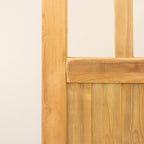 Cottage Scandinavian Redwood Mortise & Tenon Fence Panel