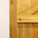 Croyde Scandinavian Redwood Mortise & Tenon 3/4 Split Driveway Gate Pair