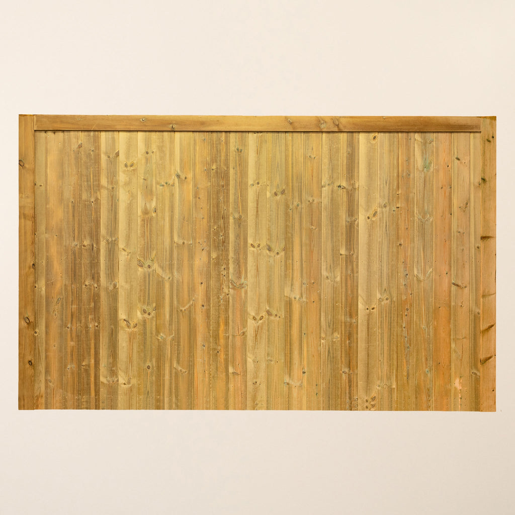 Croyde Scandinavian Redwood Mortise & Tenon Fence Panel