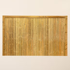 Croyde Scandinavian Redwood Mortise & Tenon Fence Panel