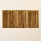 Croyde Iroko Mortise & Tenon 3/4 & 1/4 Entrance Gate Pair