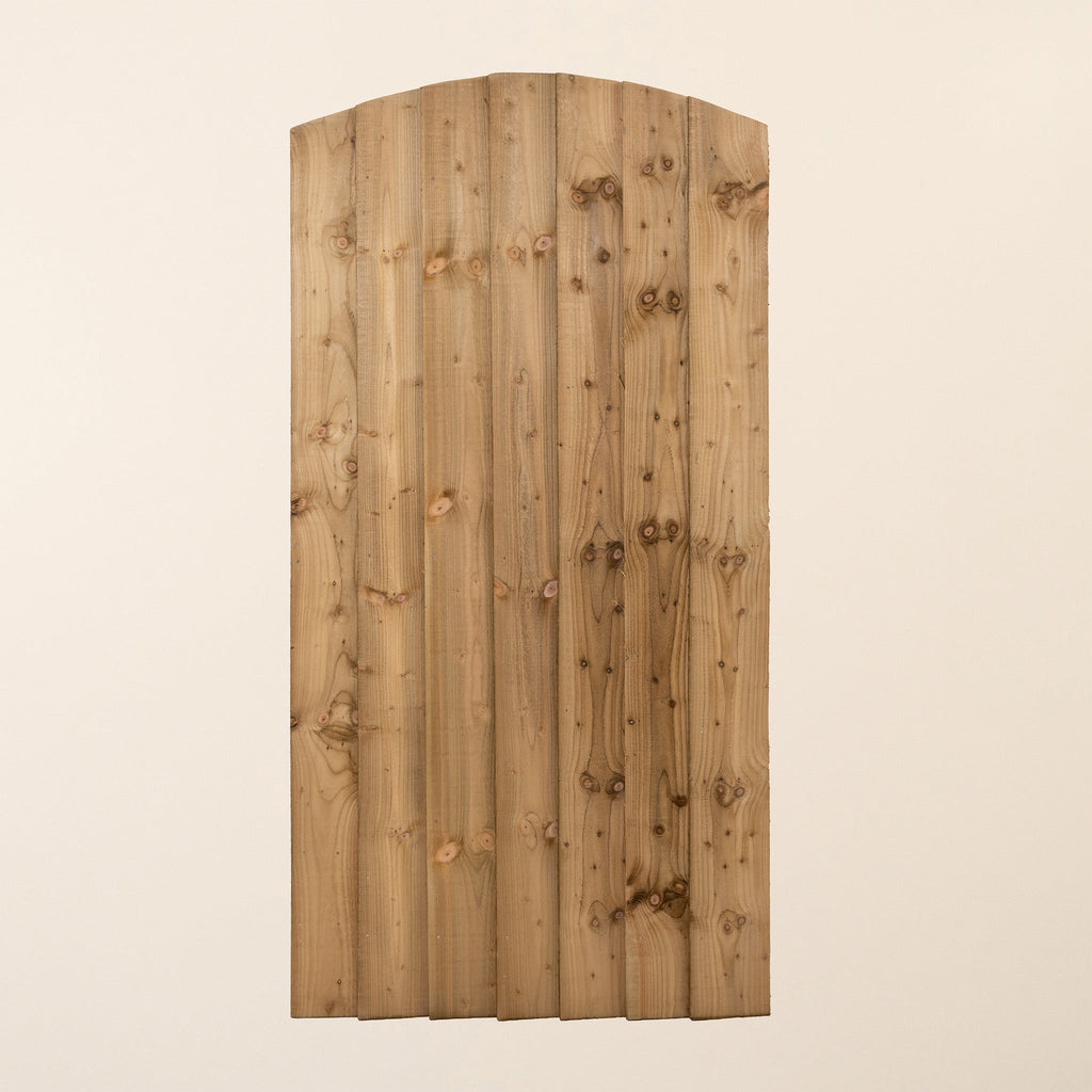 Ruby Ready Featheredge Curved Top Garden Gate (1.8mx0.9m)