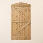 Ruby Ready T&G Curved Top Garden Gate (1.8m x 0.9m)