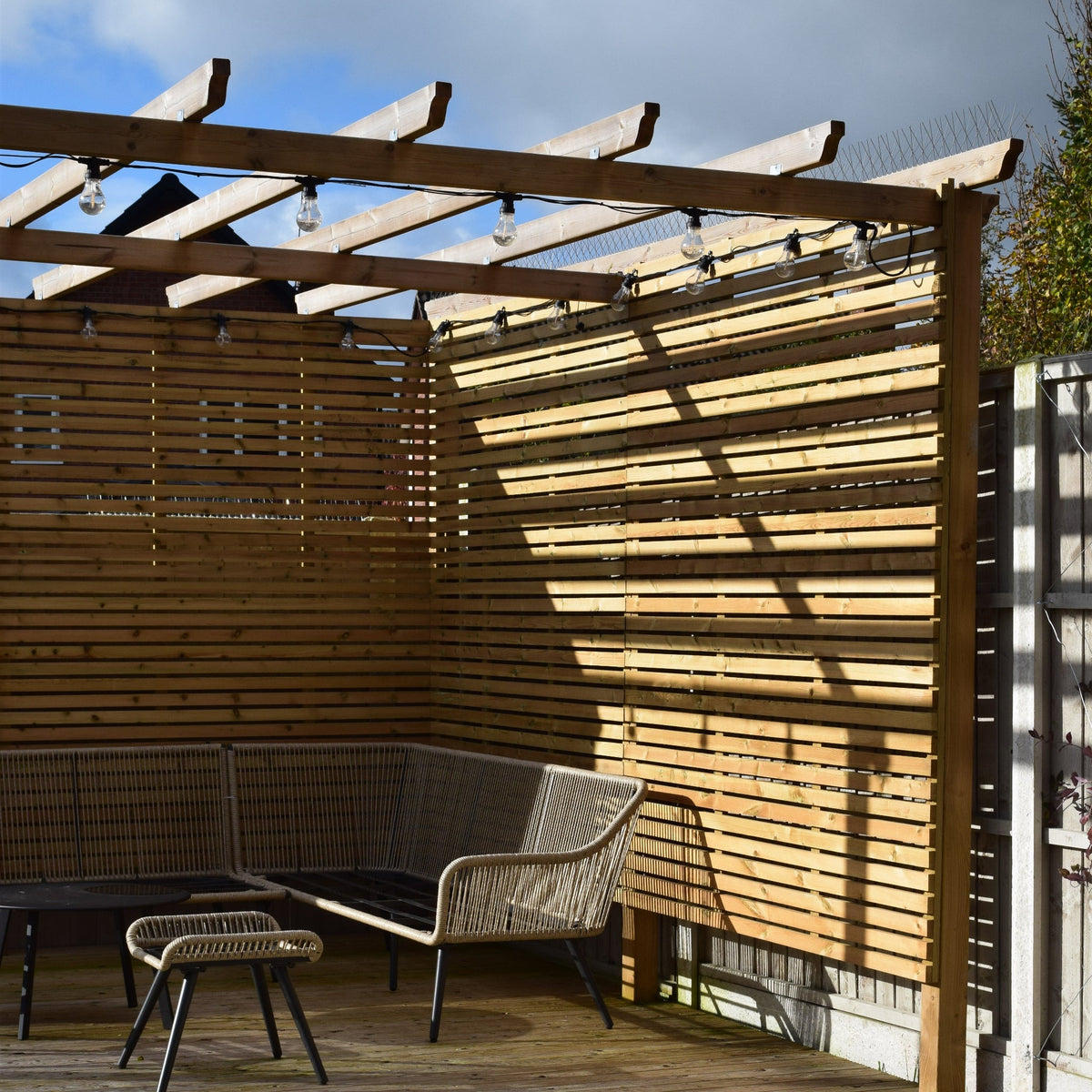 Treated PSE Slatted Panel