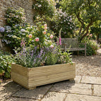 Scandinavian Redwood Lightweight Decking Planter