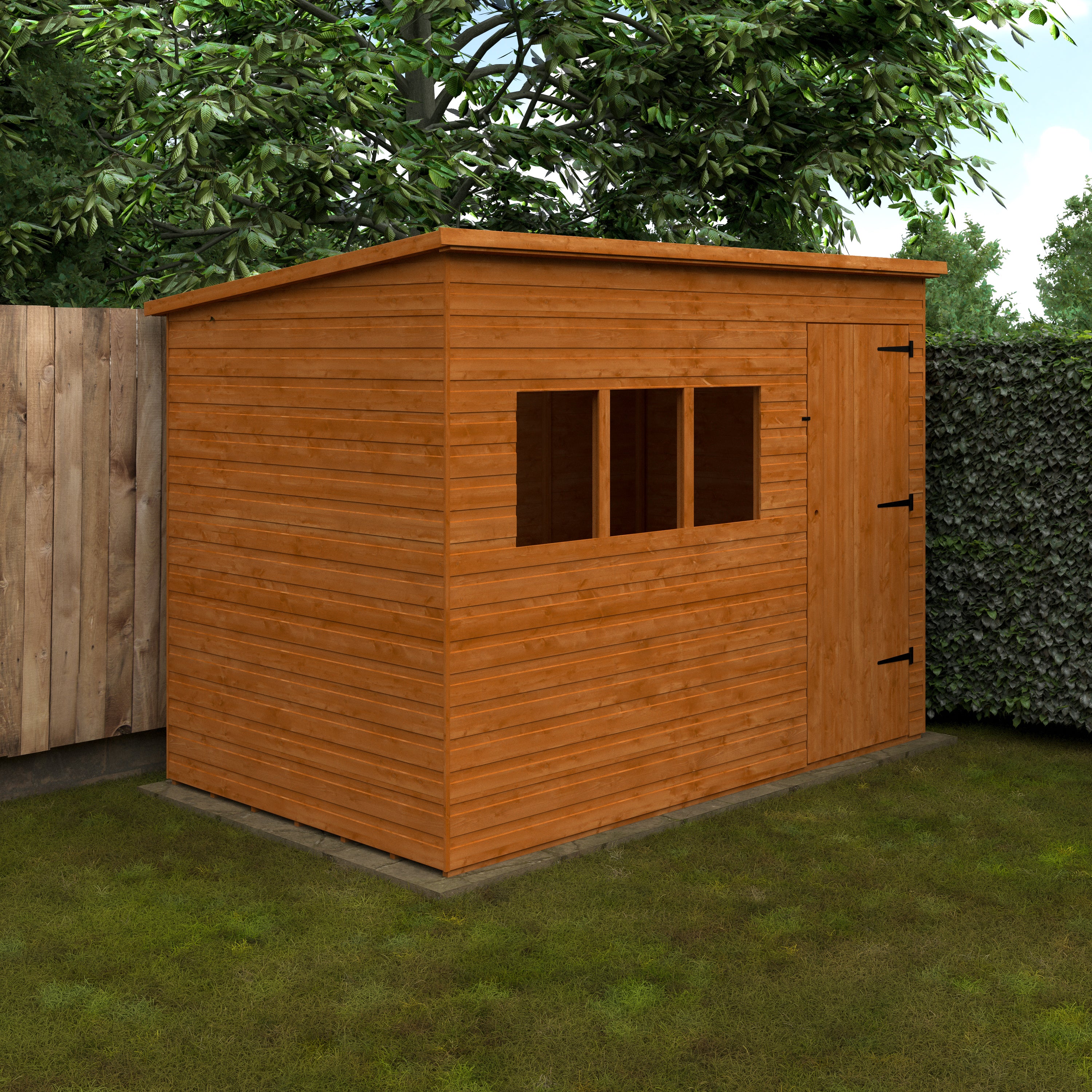 Deluxe Pent Shed Extra Tall