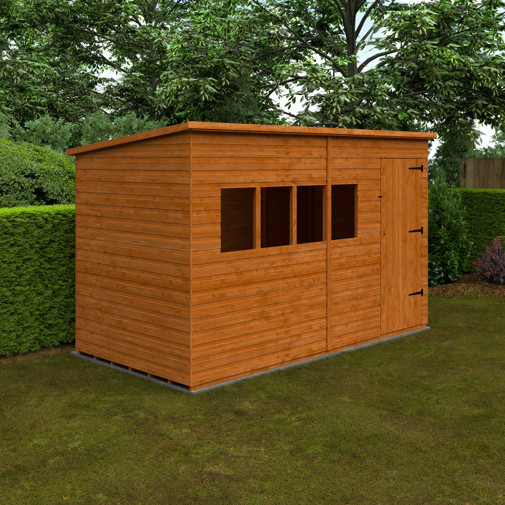 Deluxe Pent Shed Extra Tall