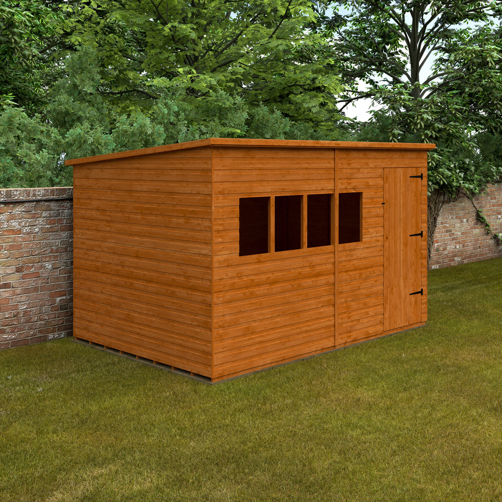 Deluxe Pent Shed Extra Tall