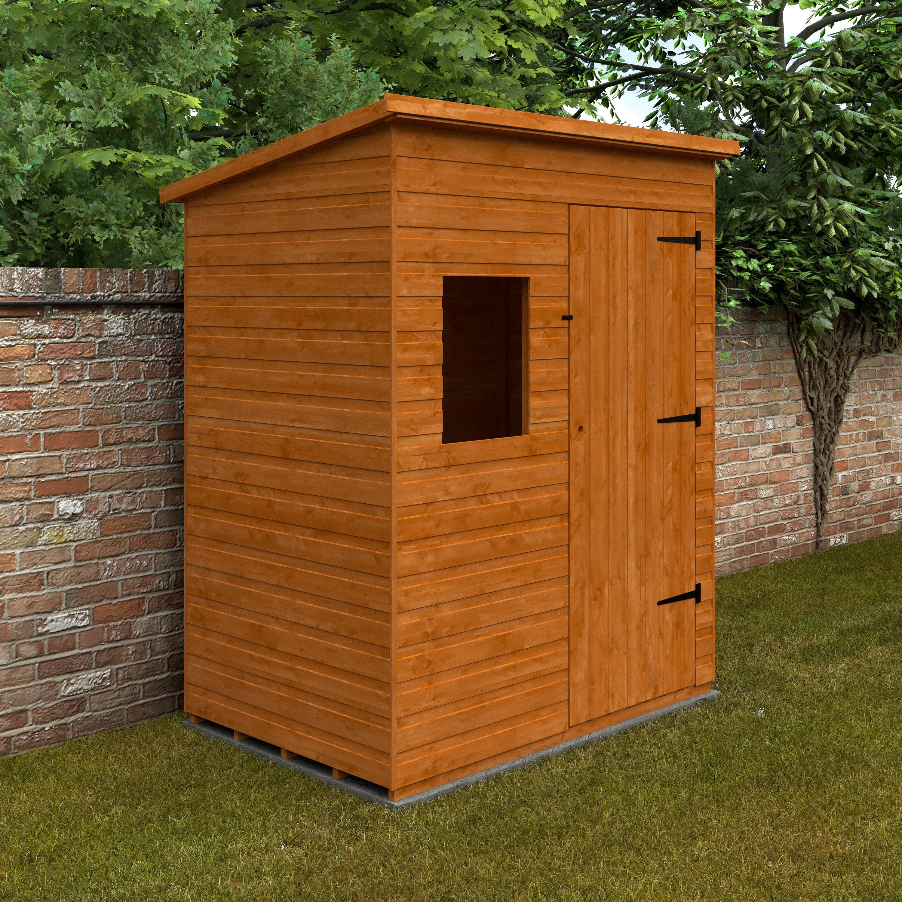 Deluxe Pent Shed Extra Tall