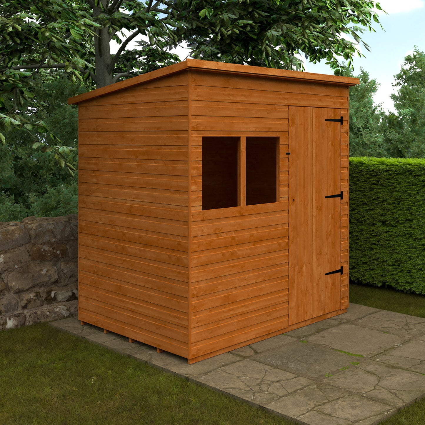 Deluxe Pent Shed Extra Tall