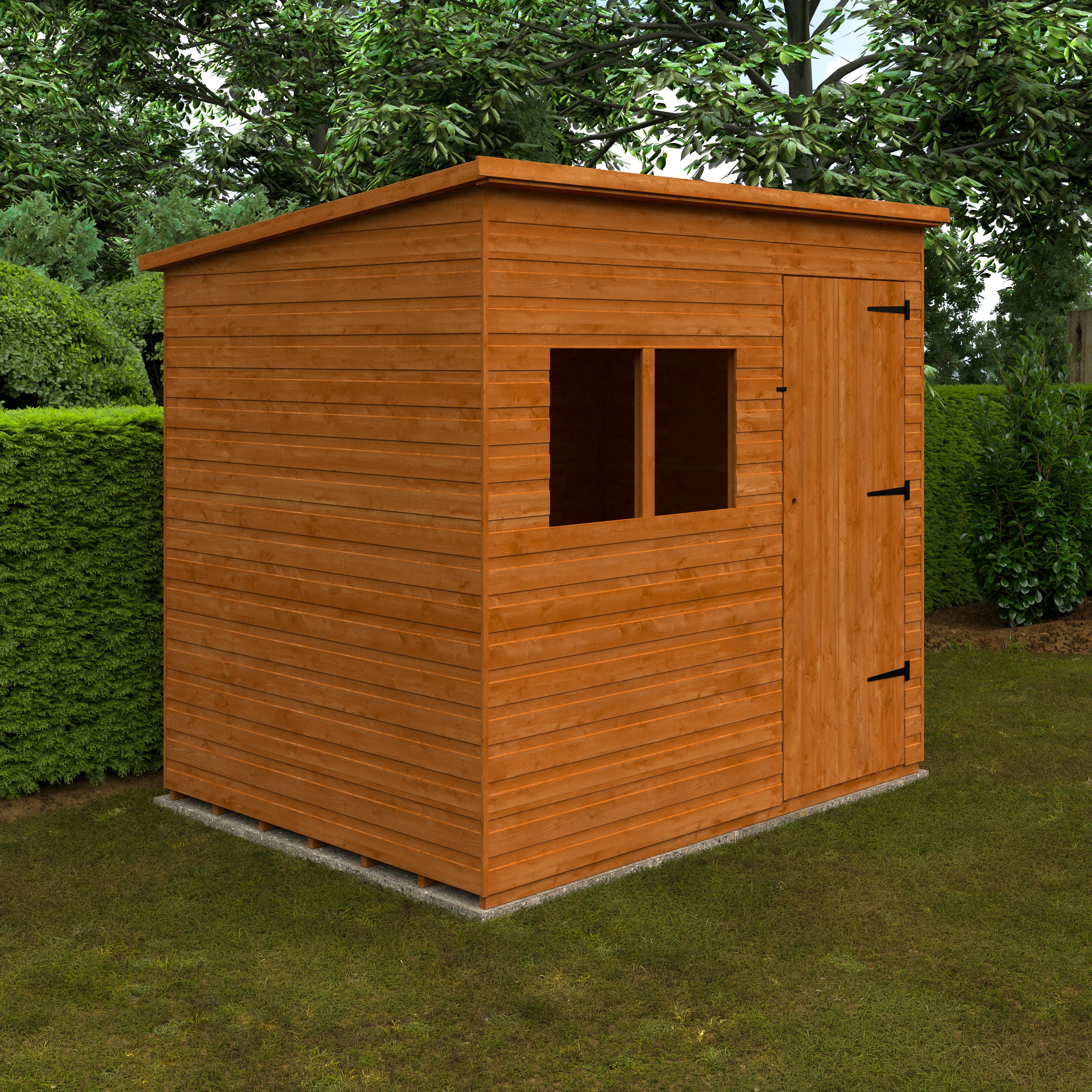 Deluxe Pent Shed Extra Tall