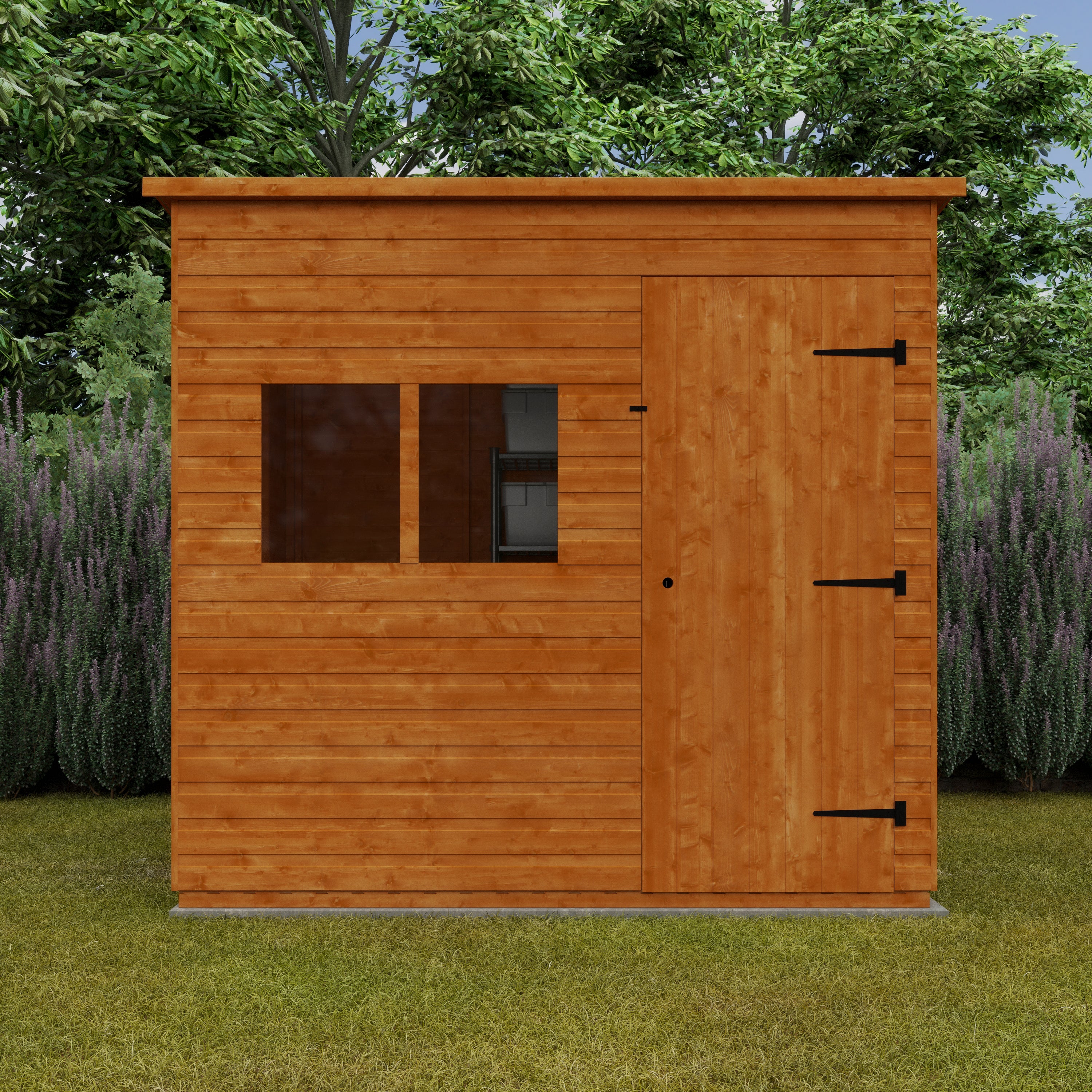 Deluxe Pent Shed Extra Tall