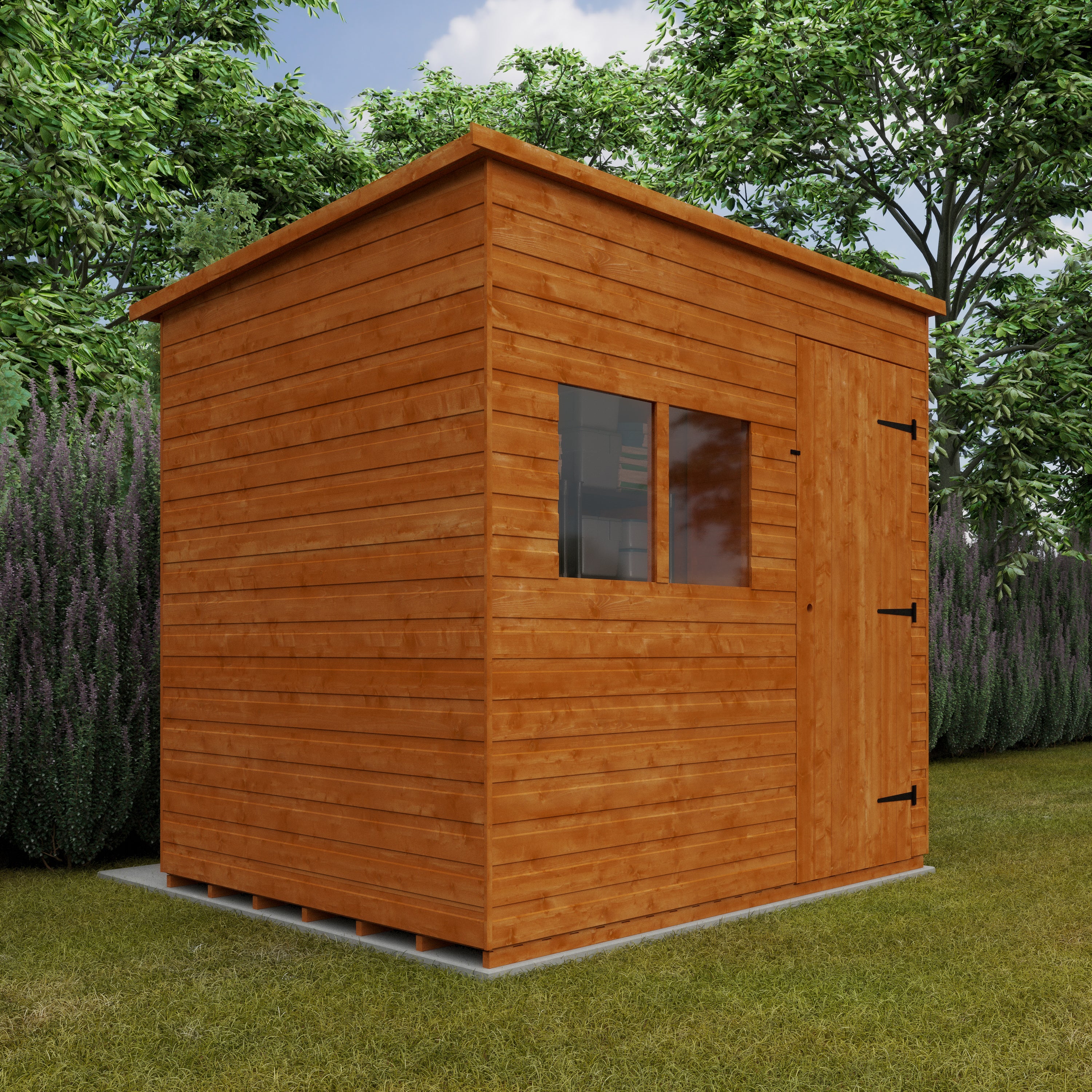 Deluxe Pent Shed Extra Tall