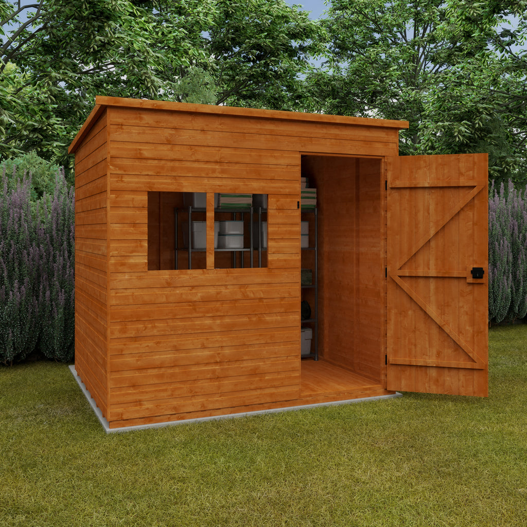 Deluxe Pent Shed Extra Tall