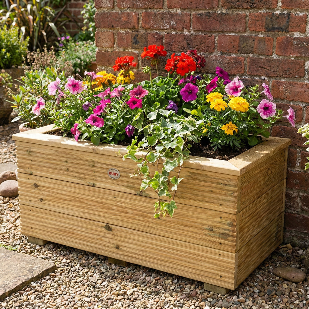 Scandinavian Redwood Premium Large Decking Planter