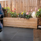 Scandinavian Redwood Deluxe Decking Planter