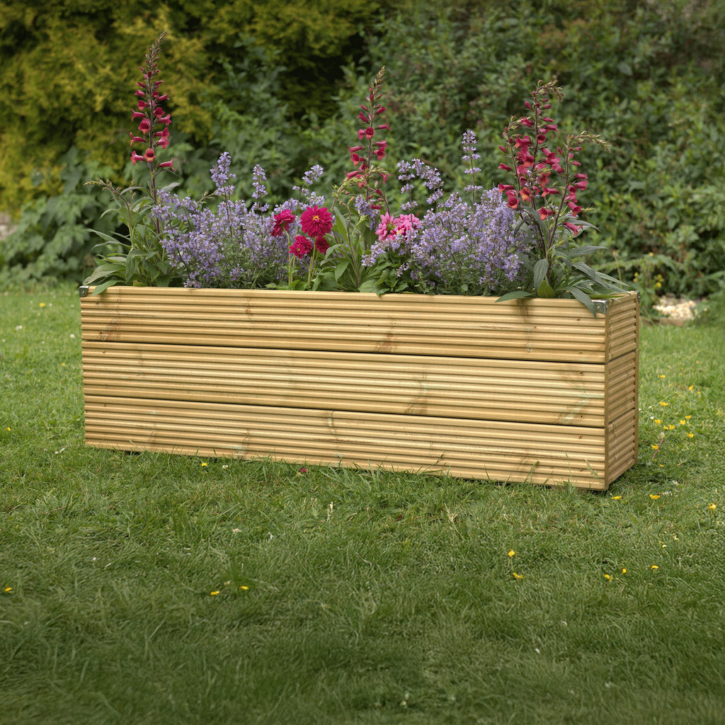 Scandinavian Redwood Deluxe Decking Planter