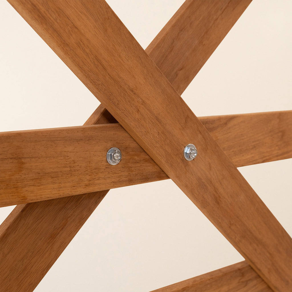 Iroko 5-Bar Entrance Gate