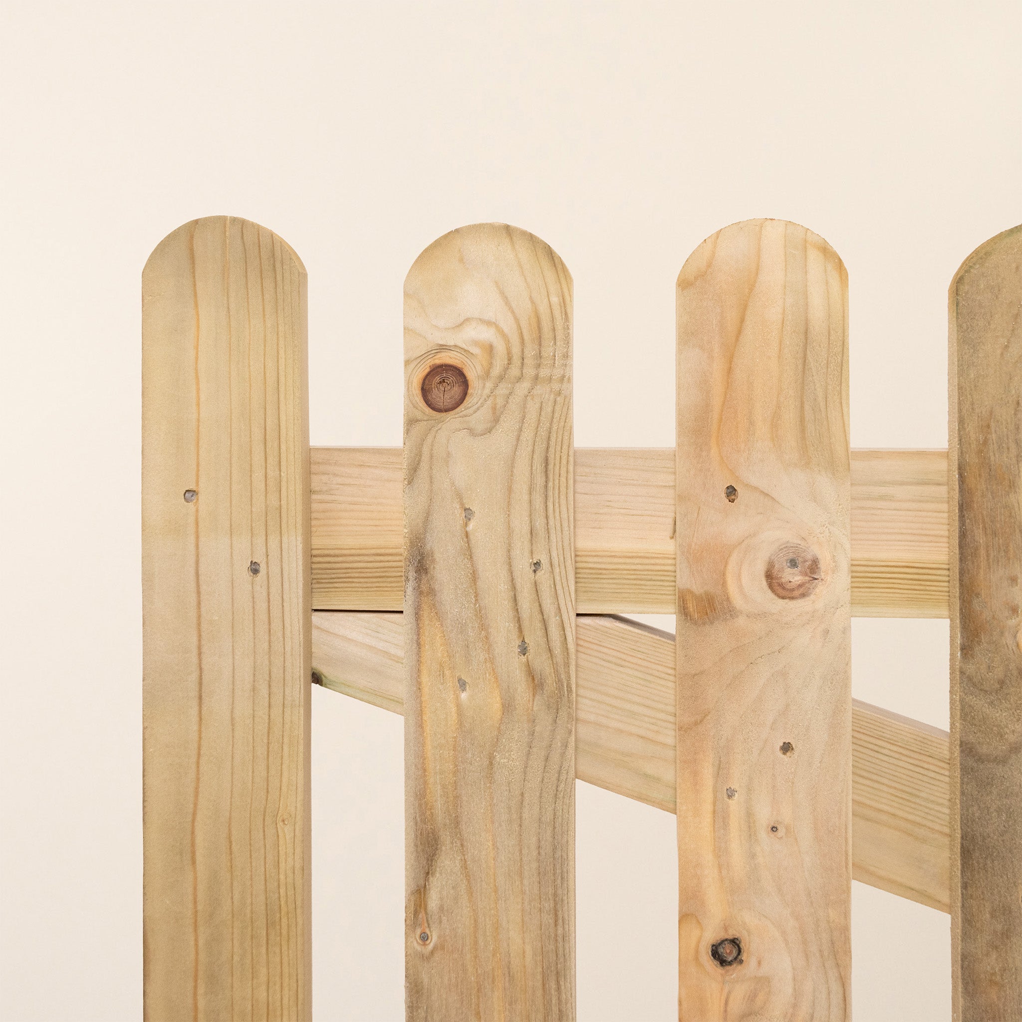 Scandinavian Redwood Picket Driveway Gate Pair