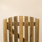 Mixed Softwood Curved Top Premium Picket Gate (1.8m High)