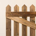 Pressure Treated Picket Side Gate Pointed Top (0.9m)