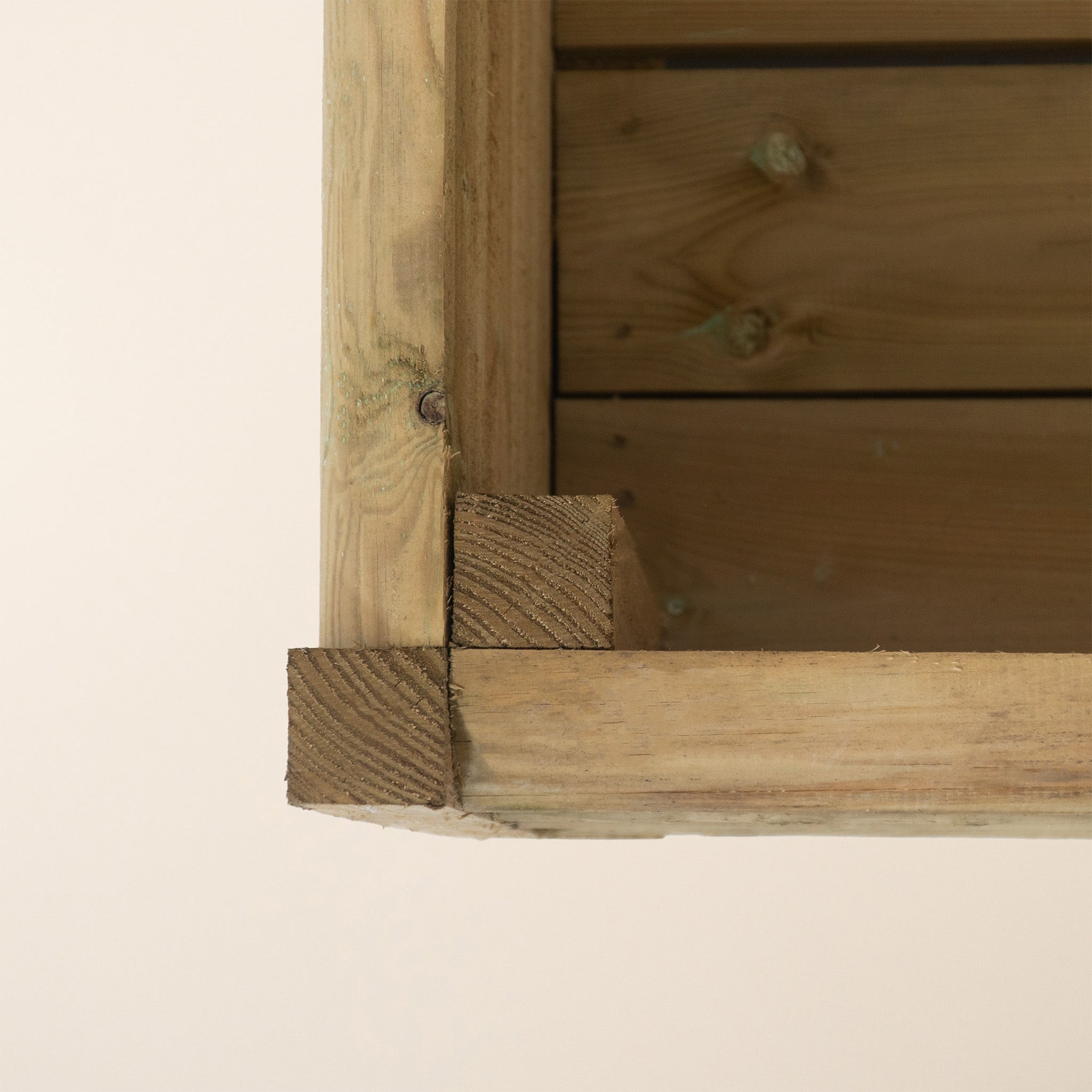 Scandinavian Redwood Half-Round Garden Planter