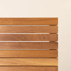 Iroko Slatted Fence Panels (6mm Spacings)