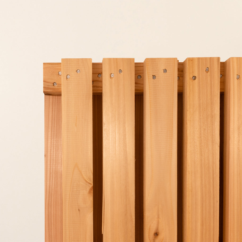 Double Sided Planed Cedar / Larch Slatted Panel (Vertical)