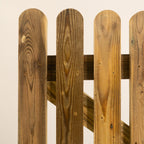 Picket Side Gate Round Top 0.6m Height