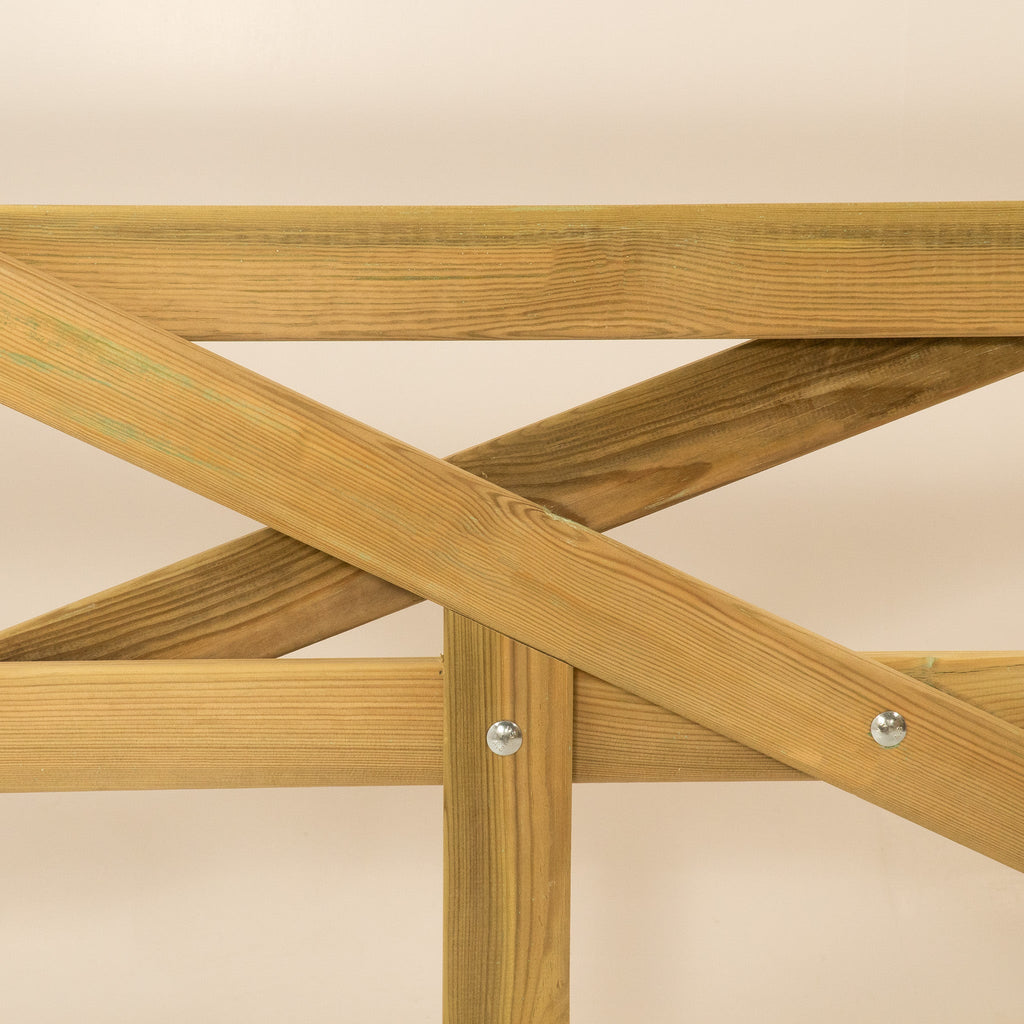 Exbourne Scandinavian Redwood Planed Curved Heel Gate