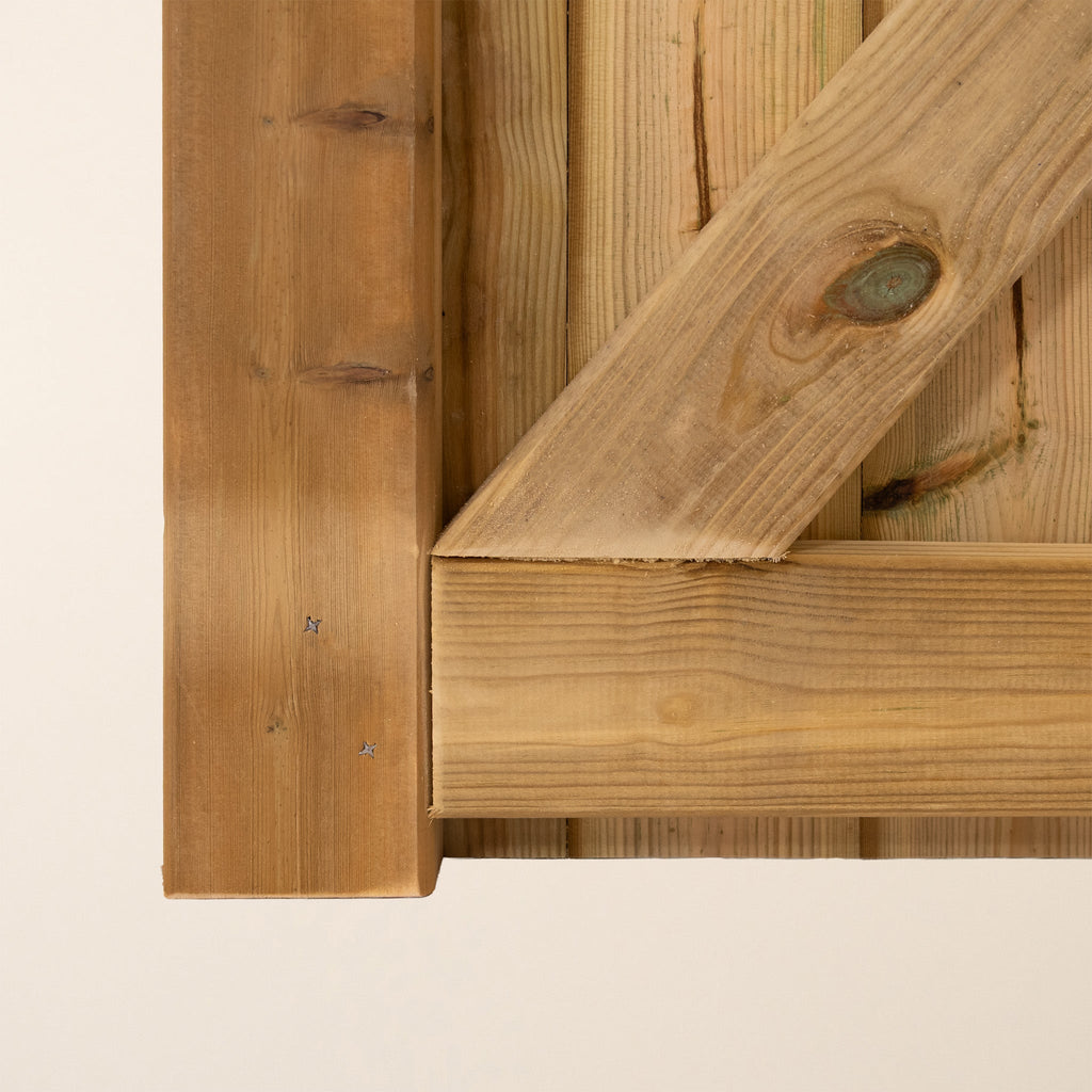 Scandinavian Redwood Arch Top Gate (1.8m)