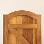 Iroko Mortise & Tenon Arch Top Gate (1.8m High)