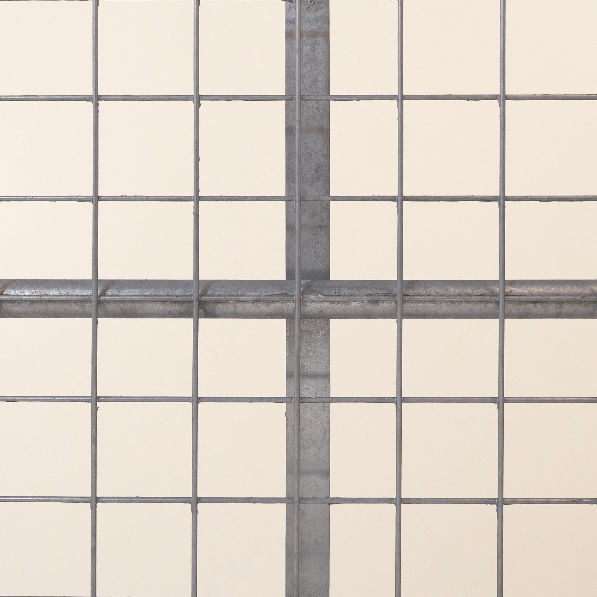 IAE Galvanised Steel 5-Rail Half-Meshed Gate