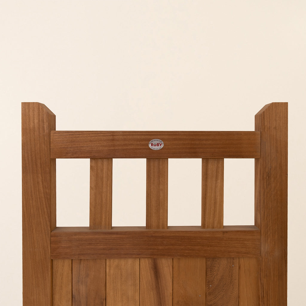 Iroko Cottage Mortise & Tenon Driveway Gate Pair