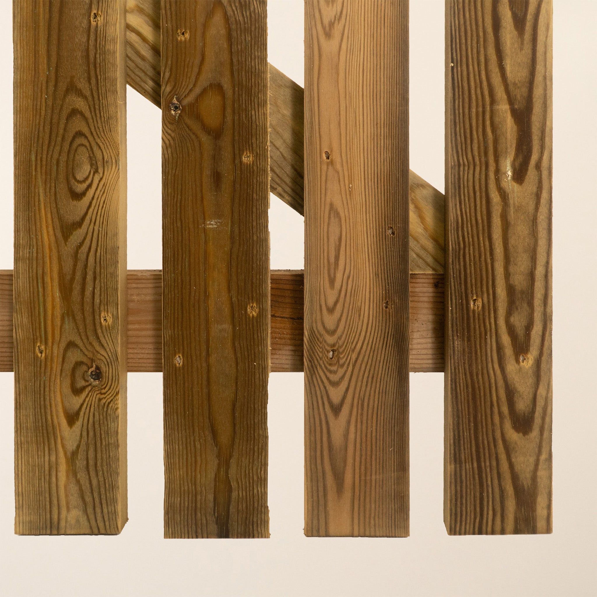 Picket Side Gate Round Top 0.6m Height
