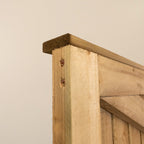 Shebbear Pressure Treated Timber Featheredge Driveway Gate Pair