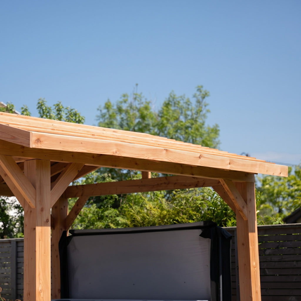 Larch Pergola Edge Trim Kit