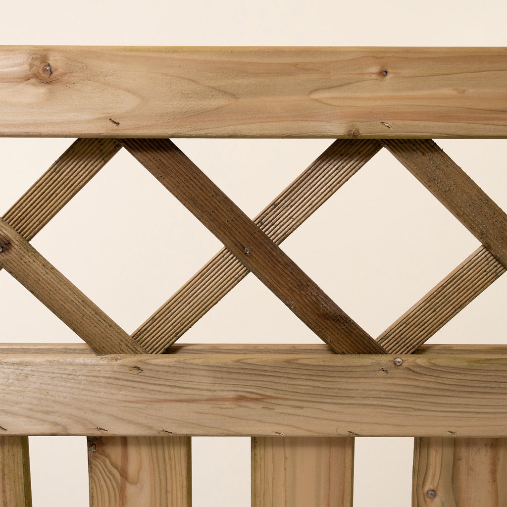 Cross Top Fence Panel