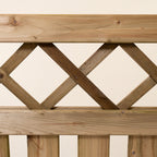 Cross Top Fence Panel