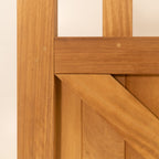 Iroko Cottage Mortise & Tenon 3/4 1/4 Entrance Gates (Pair)