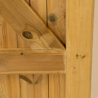 Highampton Scandinavian Redwood Mortise & Tenon Side Gate (Single)