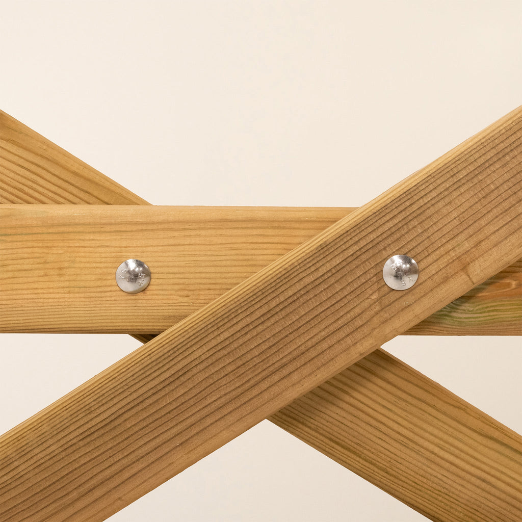 Boscastle Scandinavian Redwood Diamond Brace Planed Gate