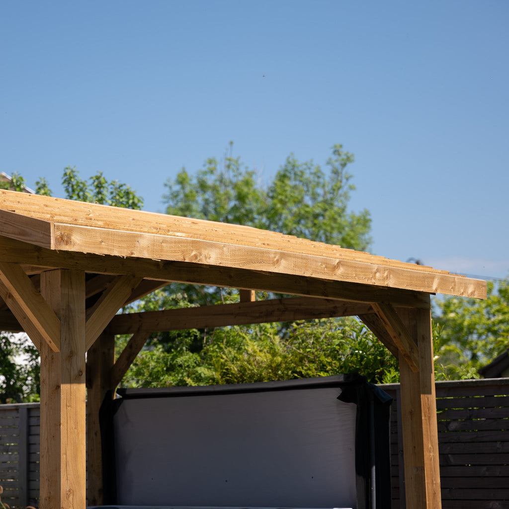 Oak Pergola Edge Trim Kit