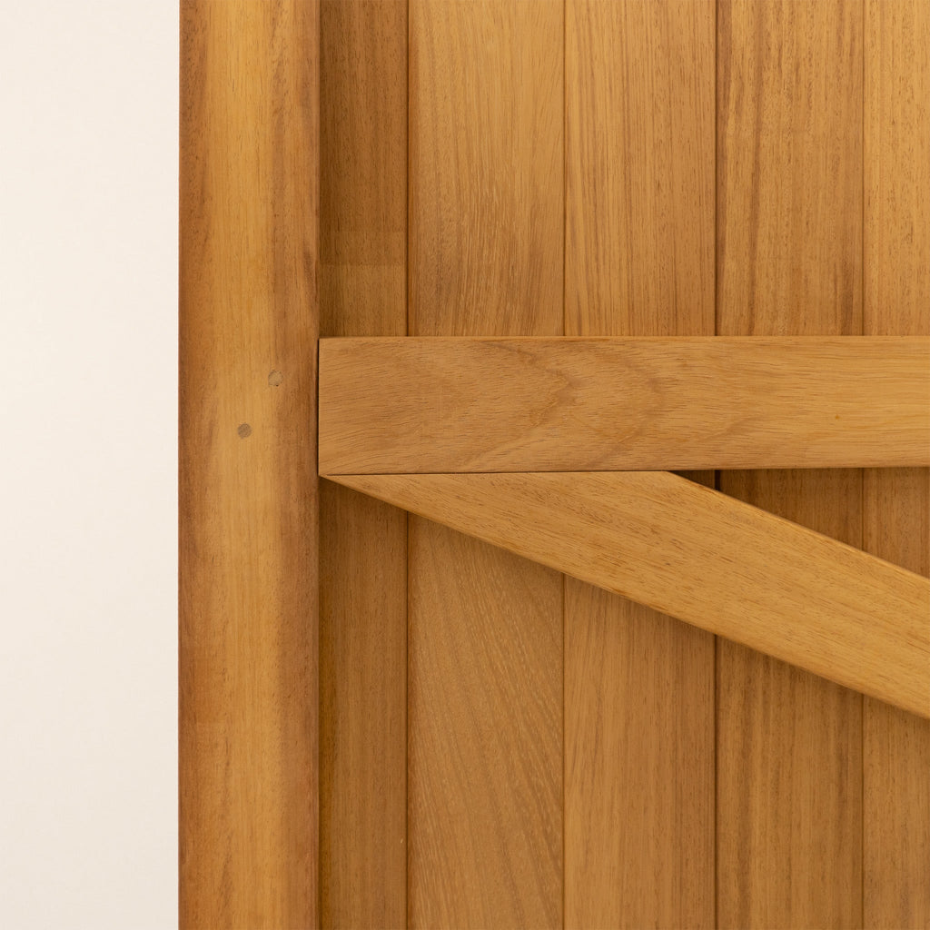 Highampton Iroko Mortise & Tenon Single Entrance Gate