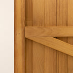 Highampton Iroko Mortise & Tenon Single Entrance Gate