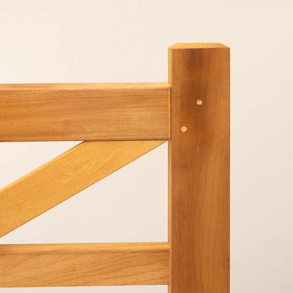 Iroko 5-Bar Entrance Gate