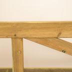 Exbourne Scandinavian Redwood Planed Curved Heel Gate