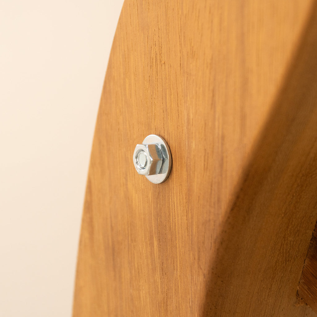 Exbourne Iroko Hardwood Curved Heel Gate