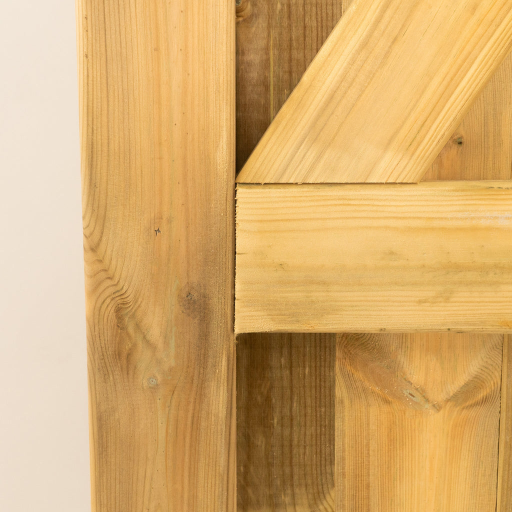 Croyde Scandinavian Redwood Mortise & Tenon Side Gate (Single)